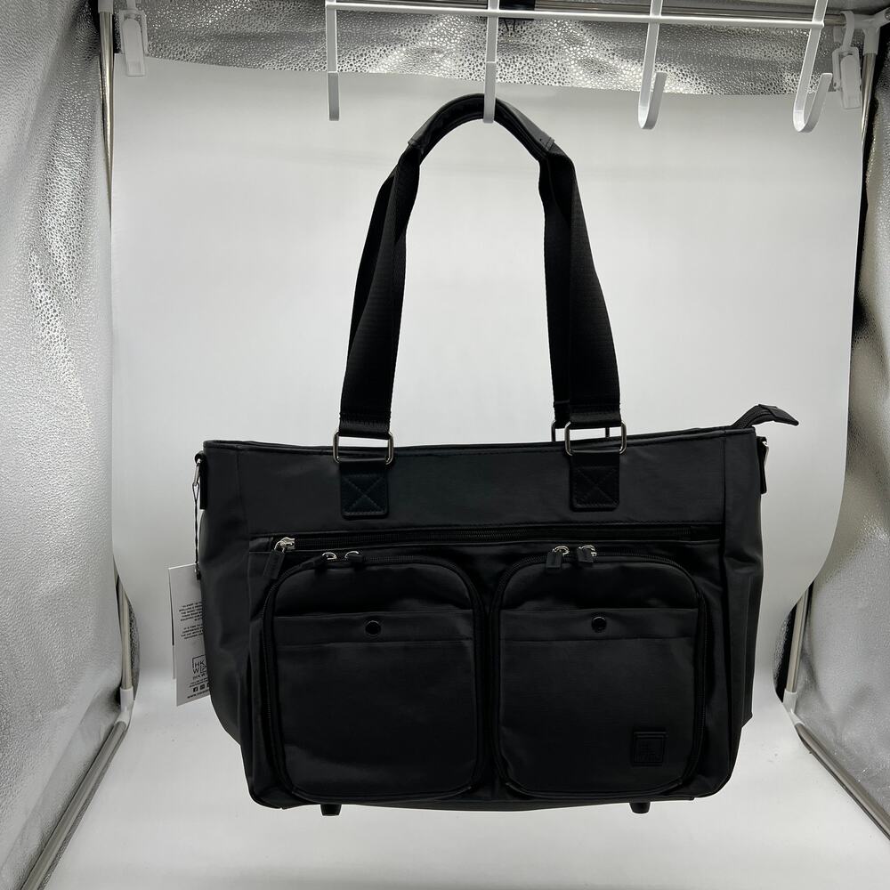 IHKWIP Cargo Catchall Tote No Cross Crossbody Metallic Black